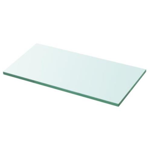 vidaXL Hyllplan glas genomskinlig 30x12 cm