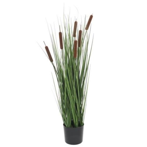 vidaXL Konstväxt gräs med säv 85 cm