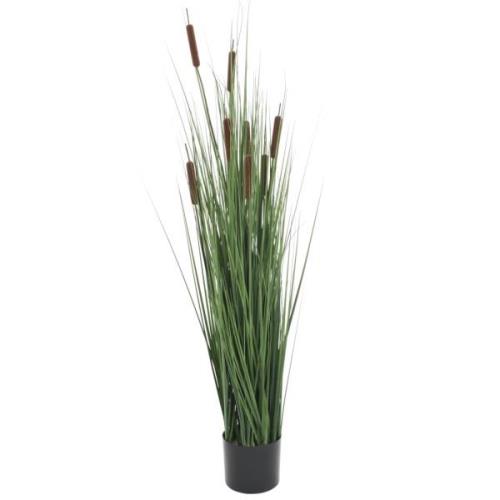 vidaXL Konstväxt gräs med säv 120 cm