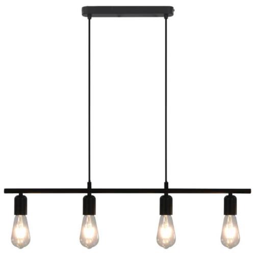 vidaXL Taklampa svart 80 cm E27