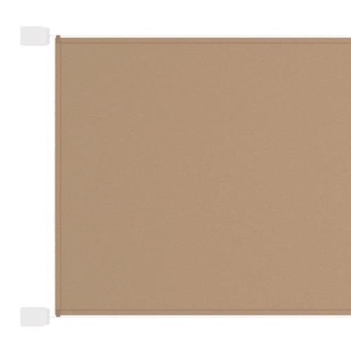 vidaXL Markis vertikal taupe 180x270 cm oxfordtyg