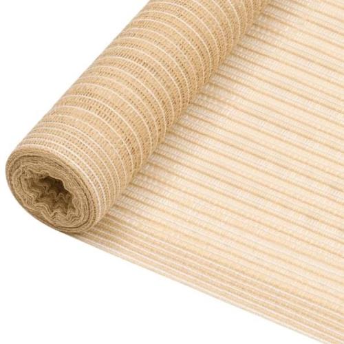 vidaXL Insynsskyddsnät beige 2x25 m HDPE 150 g/m²