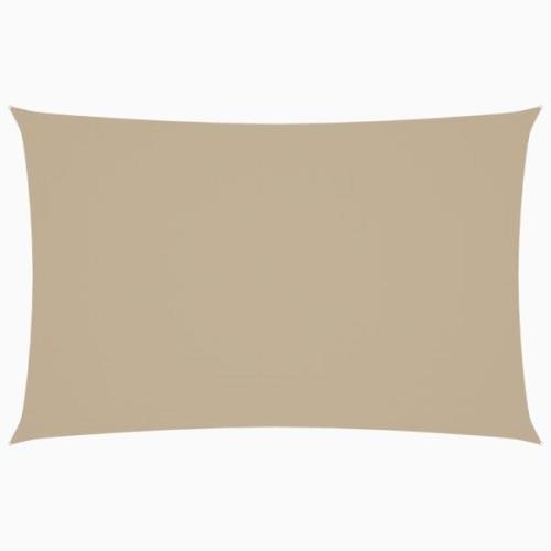 vidaXL Solsegel oxfordtyg rektangulärt 2x4,5 m beige