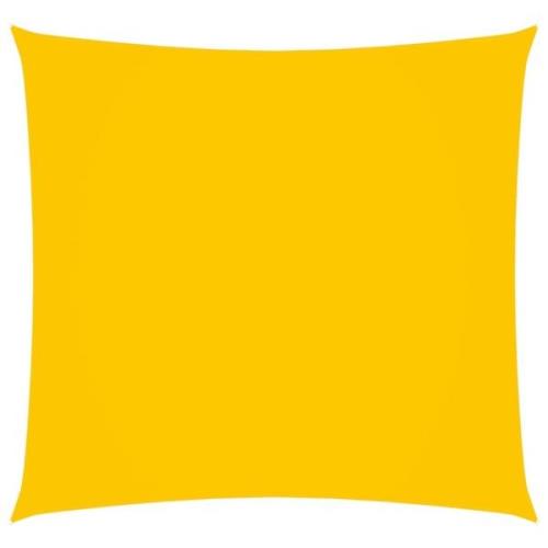 vidaXL Solsegel oxfordtyg fyrkantigt 3x3 m gul