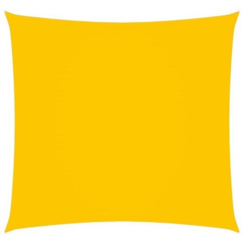 vidaXL Solsegel oxfordtyg fyrkantigt 3,6x3,6 m gul