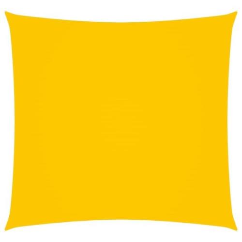 vidaXL Solsegel oxfordtyg fyrkantigt 5x5 m gul