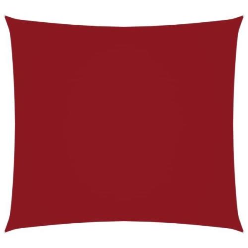 vidaXL Solsegel oxfordtyg fyrkantigt 2x2 m röd