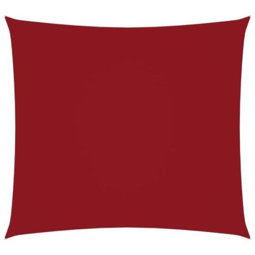 vidaXL Solsegel oxfordtyg fyrkantigt 4,5x4,5 m red