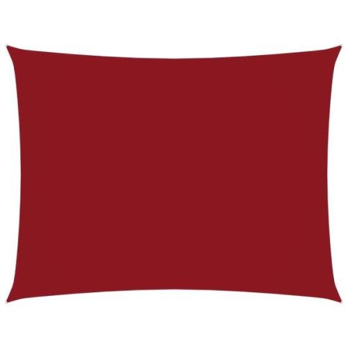 vidaXL Solsegel oxfordtyg rektangulärt 2x3 m röd