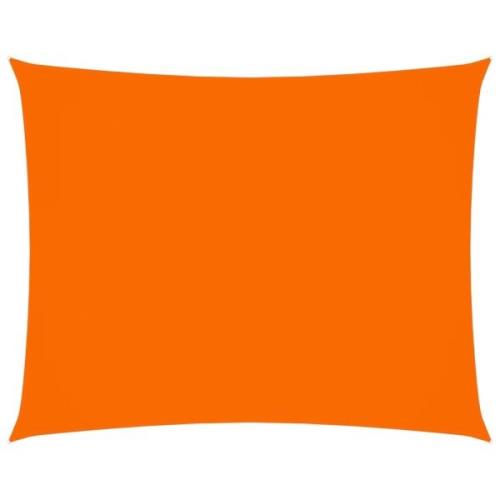 vidaXL Solsegel oxfordtyg rektangulärt 3,5x4,5 m orange