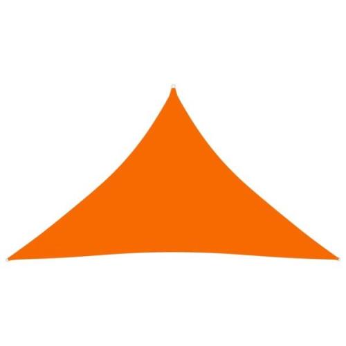 vidaXL Solsegel oxfordtyg trekantigt 2,5x2,5x3,5 m orange