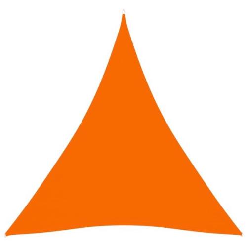 vidaXL Solsegel oxfordtyg trekantigt 3,6x3,6x3,6 m orange