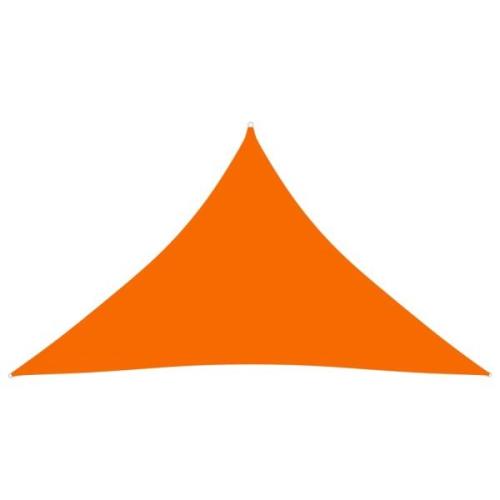 vidaXL Solsegel oxfordtyg trekantigt 3x3x4,24 m orange
