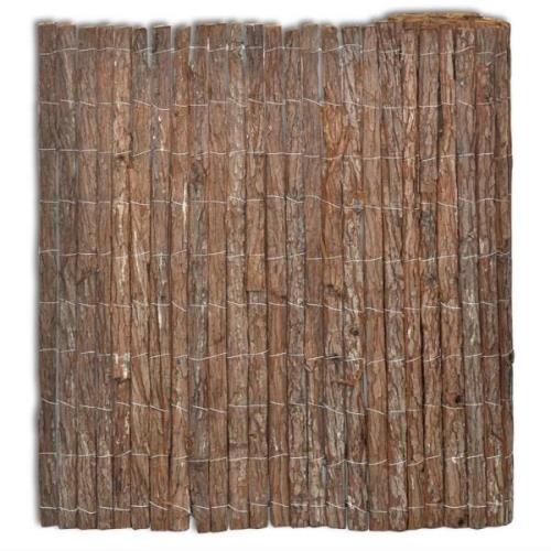 vidaXL Vindskydd bark 400x150 cm