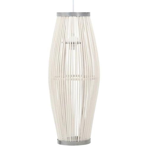 vidaXL Taklampa vit pil 40 W 23x55 cm oval E27