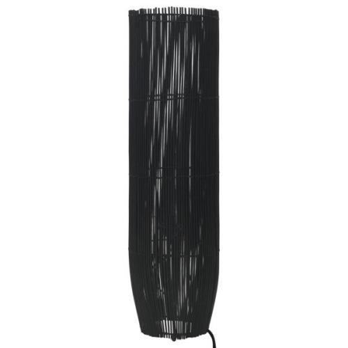 vidaXL Golvlampa pil svart 52 cm E27