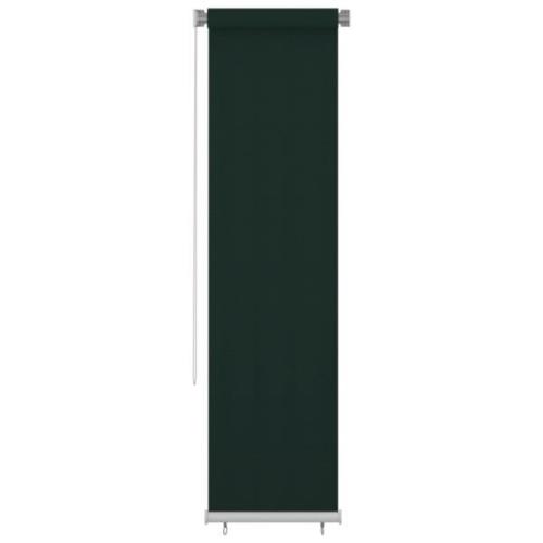 vidaXL Rullgardin utomhus 60x230 cm mörkgrå HDPE