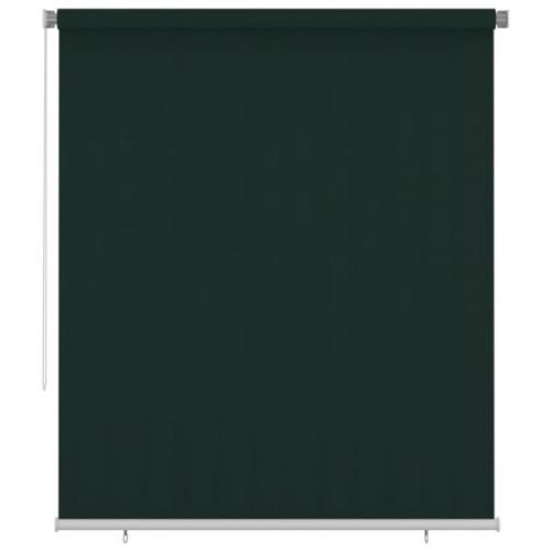 vidaXL Rullgardin utomhus 200x230 cm mörkgrön HDPE