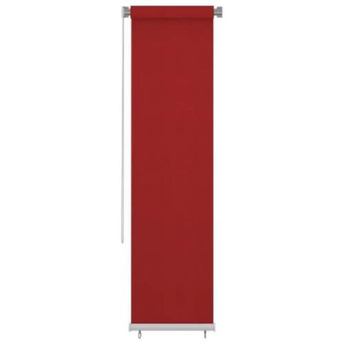 vidaXL Rullgardin utomhus 60x230 cm röd HDPE