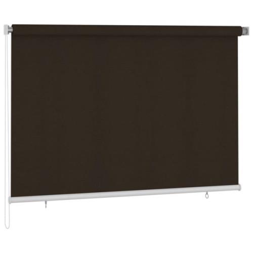 vidaXL Rullgardin utomhus 220x140 cm brun