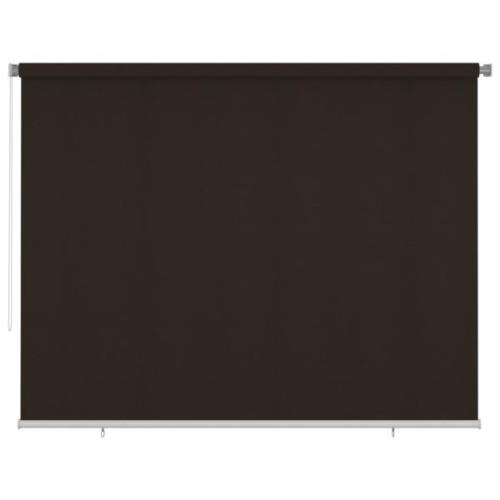 vidaXL Rullgardin utomhus 300x230 cm brun HDPE