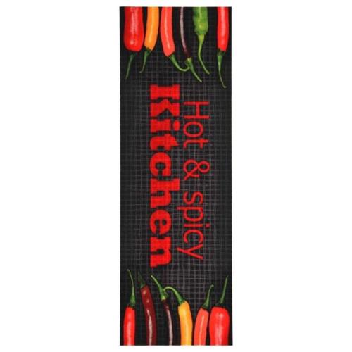 vidaXL Köksmatta maskintvättbar Hot&Spicy 60x180 cm