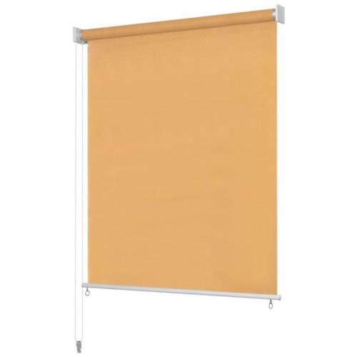 vidaXL Rullgardin utomhus 160x230 cm beige