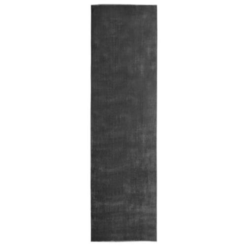 vidaXL Gångmatta tvättbar vikbar antracit 100x400 cm polyester