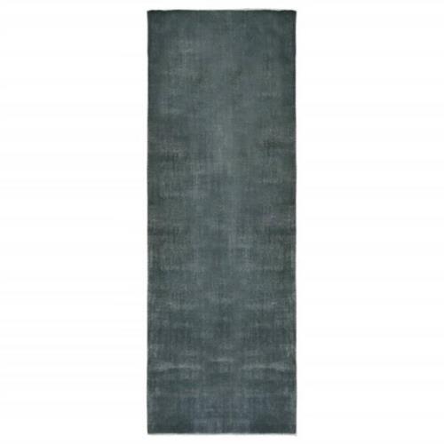 vidaXL Gångmatta tvättbar vikbar grå 100x300 cm polyester
