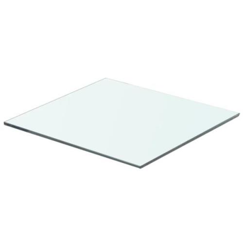 vidaXL Hyllplan glas genomskinlig 40x30 cm