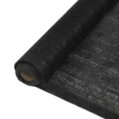 vidaXL Insynsskyddsnät HDPE 1x50 m svart 150 g/m²