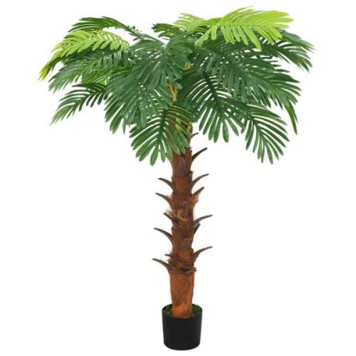 vidaXL Konstväxt kottepalm med kruka 160 cm grön