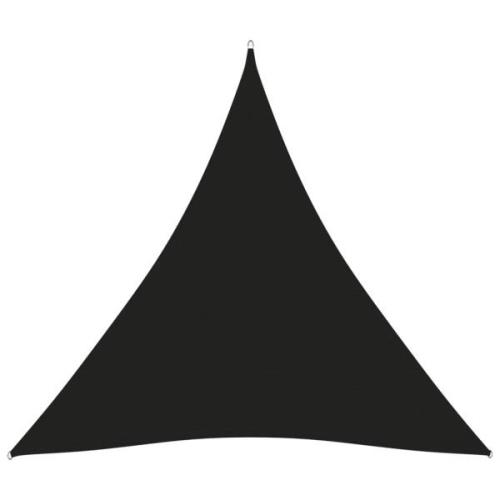 vidaXL Solsegel oxfordtyg trekantigt 6x6x6 m svart