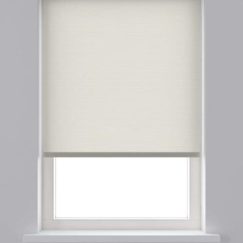 Decosol Rullgardin translucent vit med mönster 60x190 cm