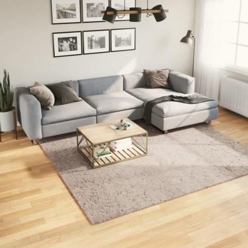 vidaXL Ryamatta PAMPLONA lång lugg modern beige 240x240 cm