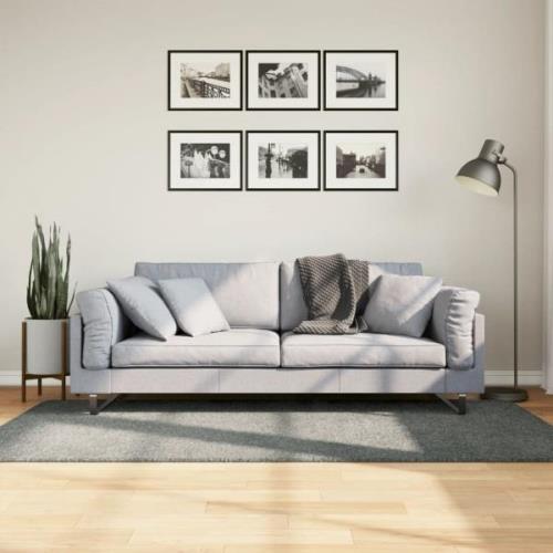 vidaXL Ryamatta PAMPLONA lång lugg modern grön 100x200 cm