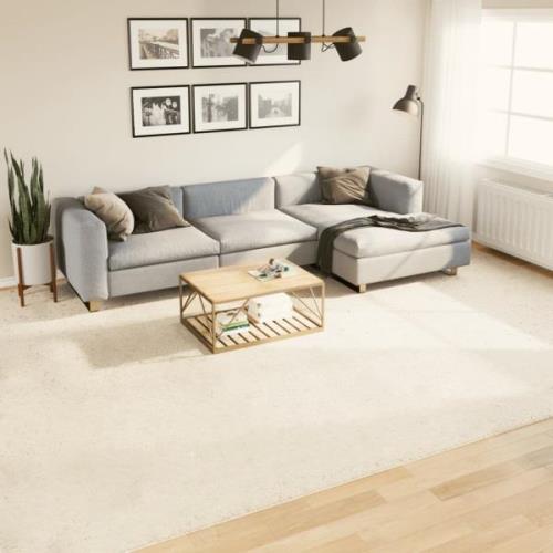 vidaXL Matta OVIEDO kort lugg beige 300x400 cm