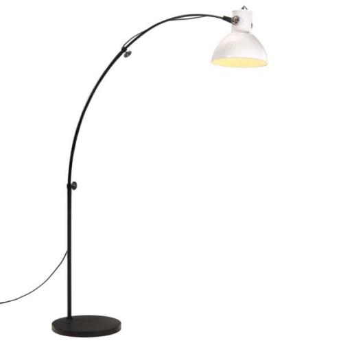 vidaXL Golvlampa 25 W vit 150 cm E27