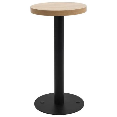 vidaXL Bistrobord ljusbrun 40 cm MDF