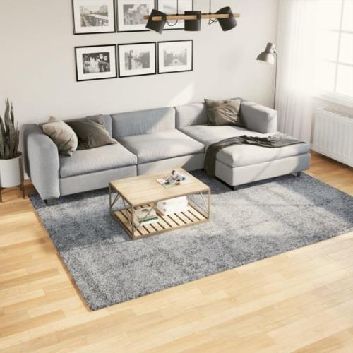 vidaXL Ryamatta PAMPLONA lång lugg modern blå 200x280 cm