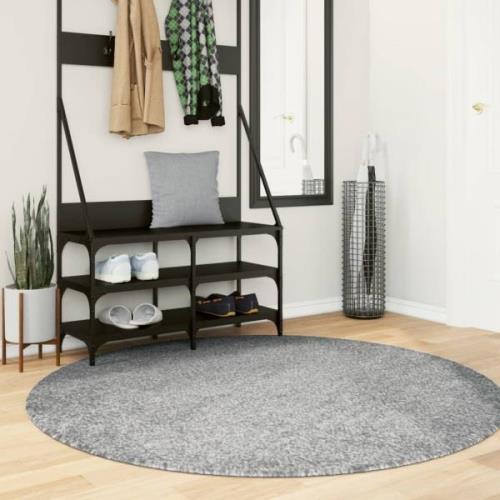 vidaXL Ryamatta PAMPLONA lång lugg modern grön Ø 160 cm