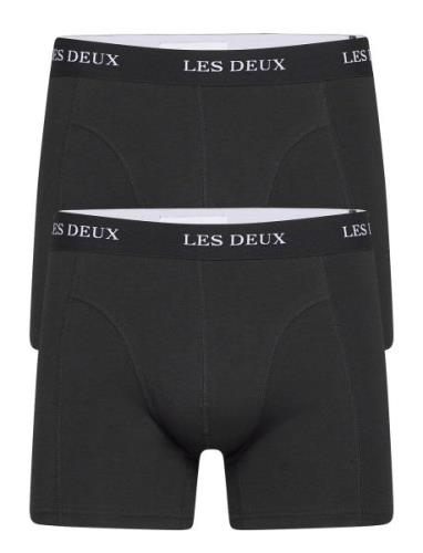 Les Deux Warren 2-Pack Boxers Svart