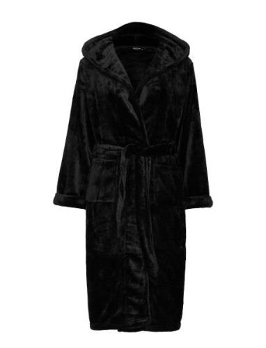 Decoy Decoy Long Robe W/Hood Svart