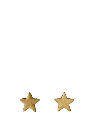 Pilgrim Ava Recycled Star Earrings Guld