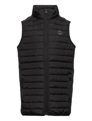 Jack & J S Jjemulti Bodywarmer Collar Jnr Svart