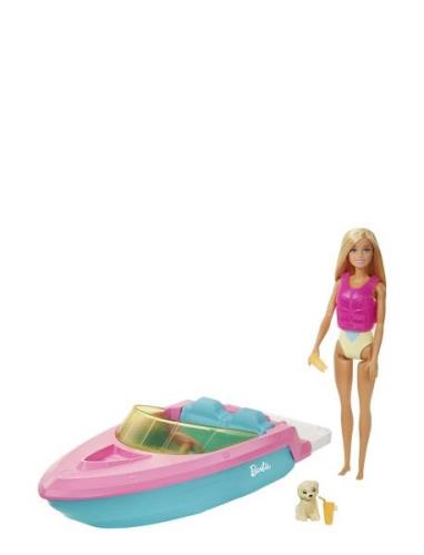 Barbie Doll And Boat Multi/patterned