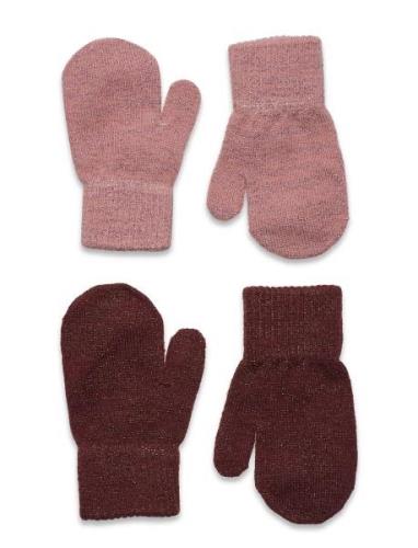 CeLaVi Magic Glitter Mittens 2-Pack Rosa