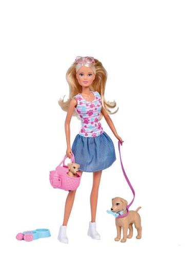 Simba Leksaker Steffi Love Puppy Walk Multi/patterned