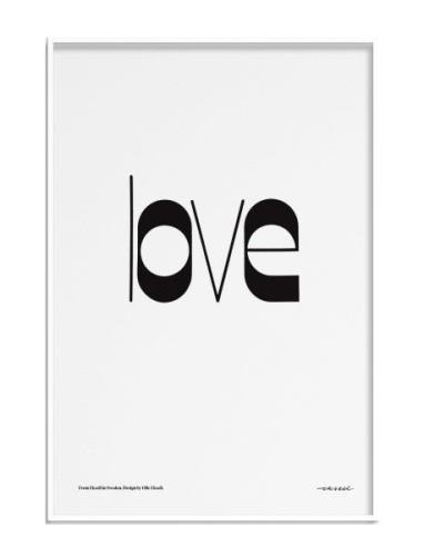 Love Home Decoration Posters & Frames Posters Black & White Multi/patt...