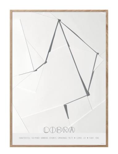 Libra - The Scales Home Decoration Posters & Frames Posters Black & Wh...